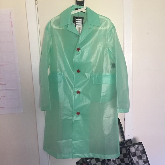 Undercover mint green sheer rain jacket - Picture 2 of 3